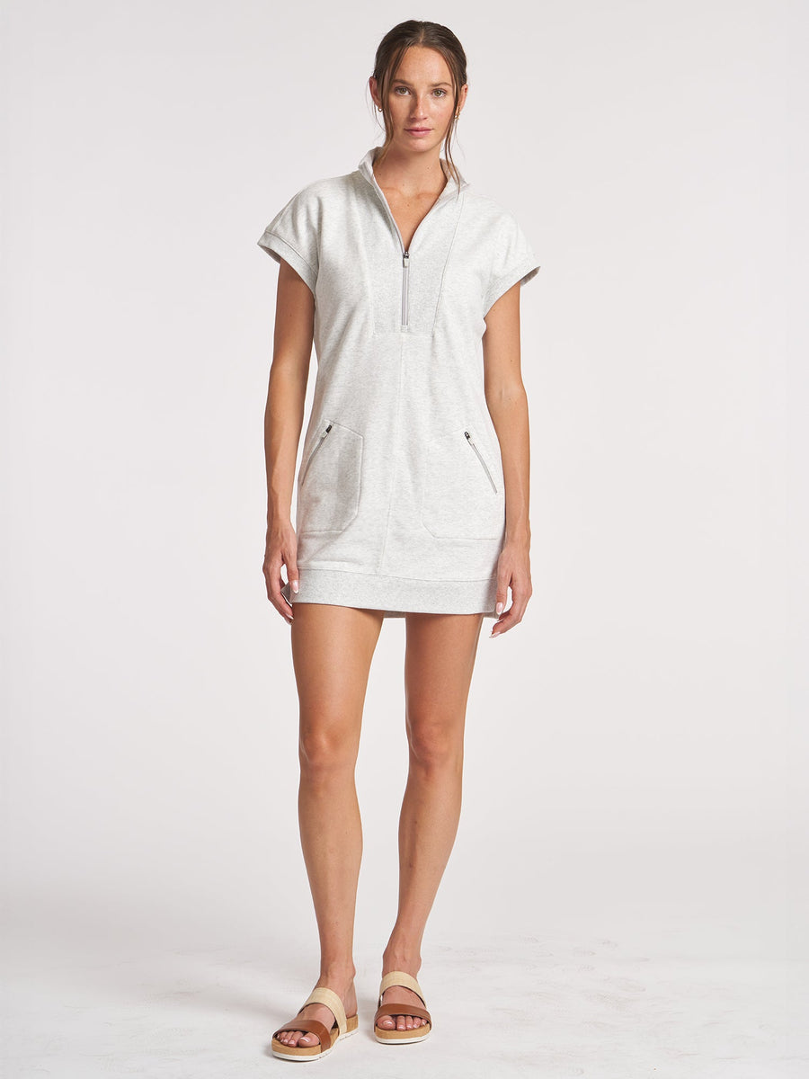 ● Discovery EXPEDITION ● Woven Half-Zip Dress Lightweight Woven Stretch Half-Zip Dress | Talbots