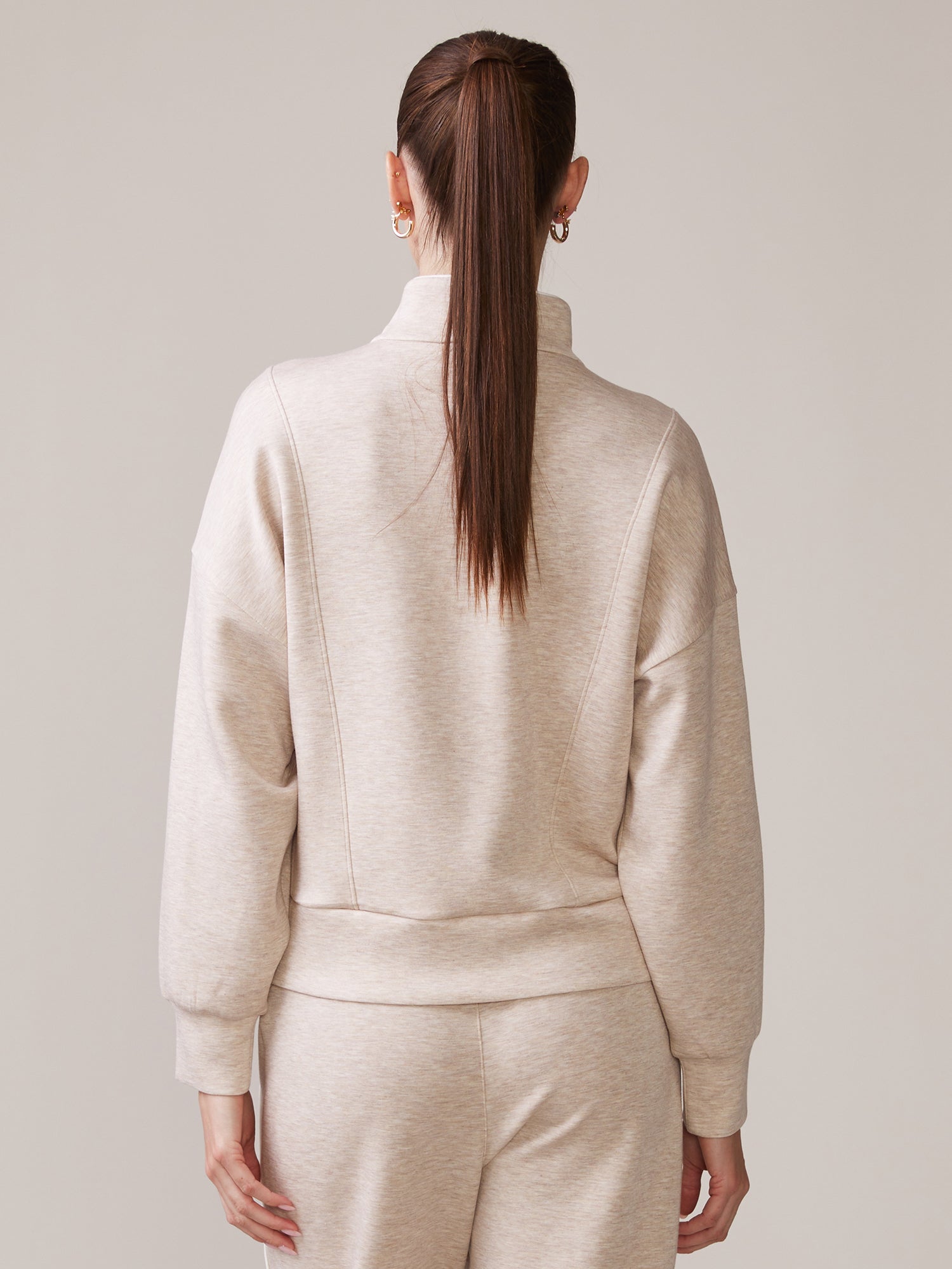 Ultraluxe Cloud Piped Half Zip | Thrive Société