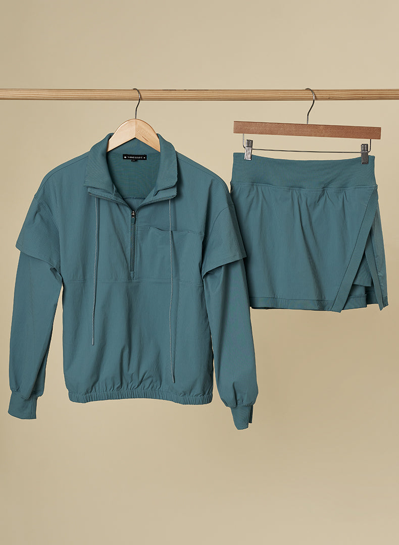 Collared Half Zip Jacket | Thrive Société Collared Half Zip Jacket | Thrive Société