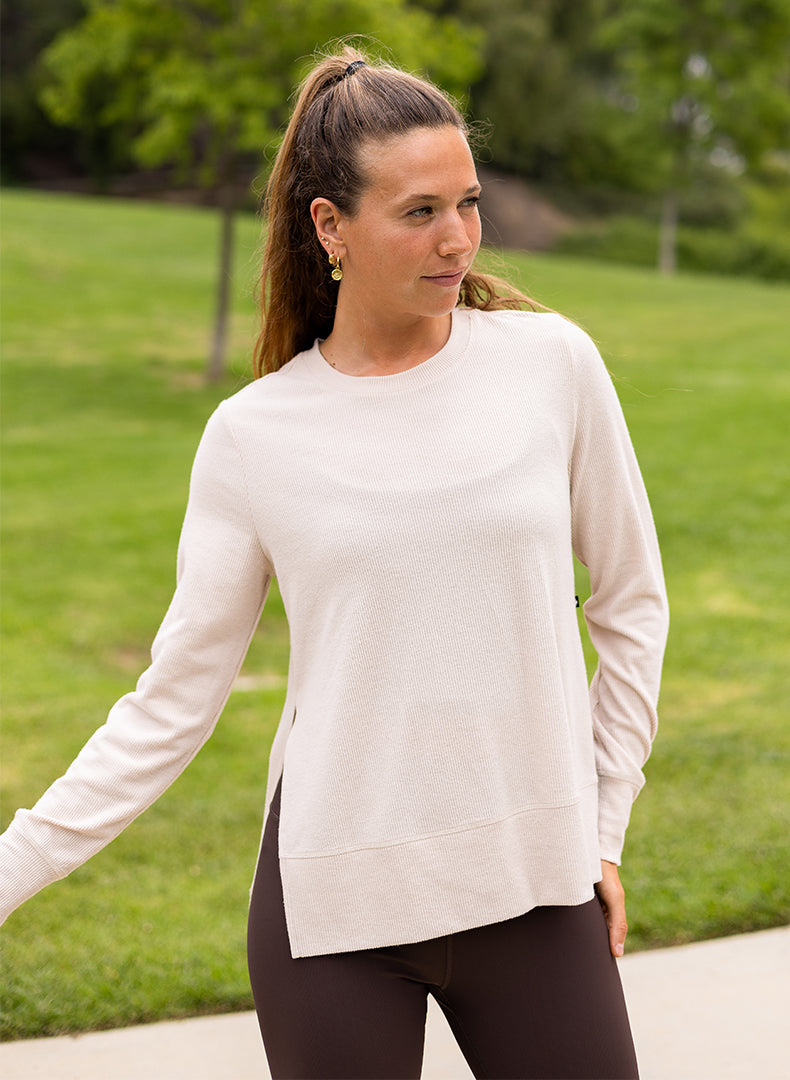 Side Slit Pullover | Thrive Société