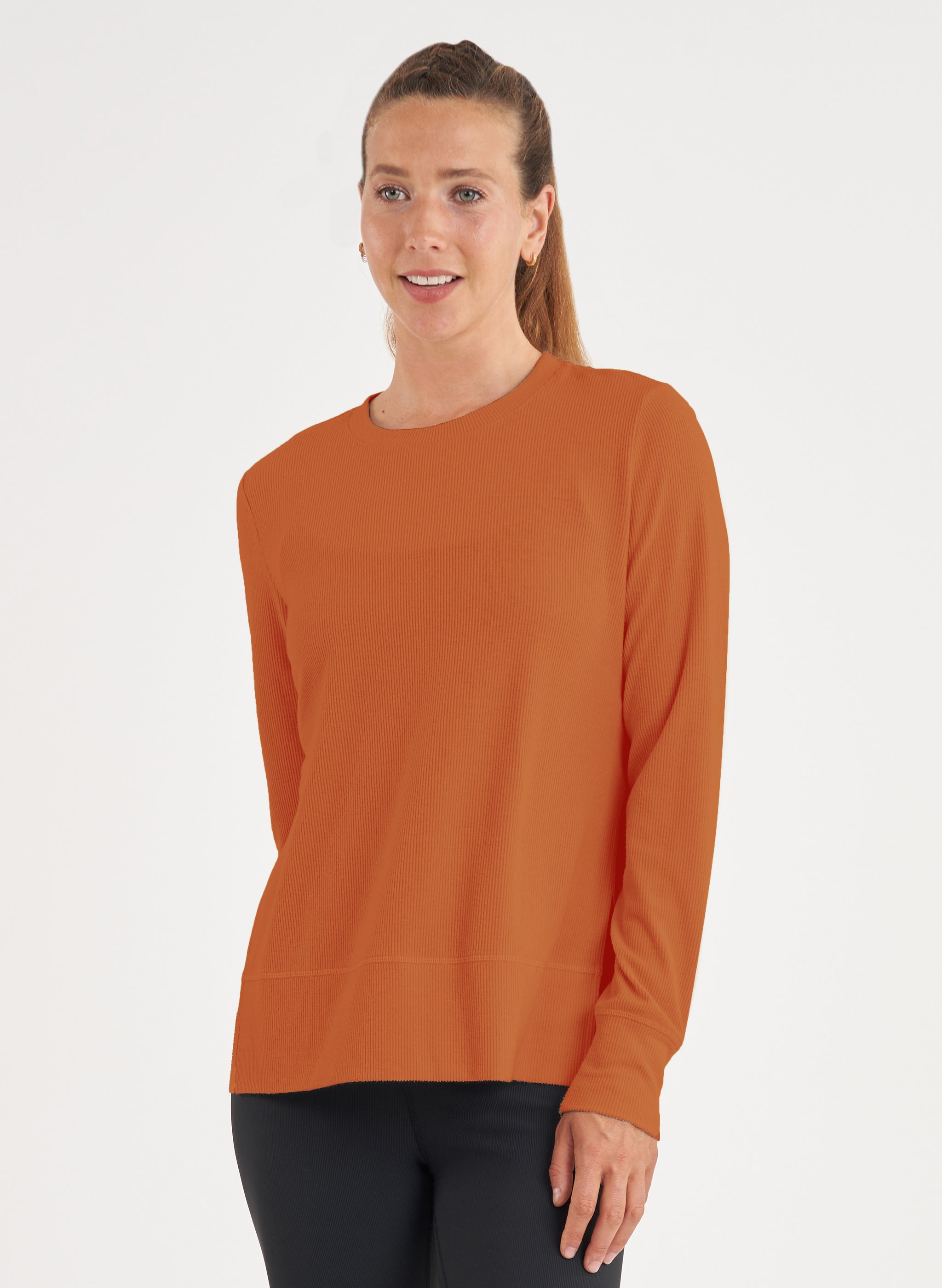 トップス L'Appartement Multi Border Pull Over Clique Lift Eco Performance Half Zip Unisex Pullover