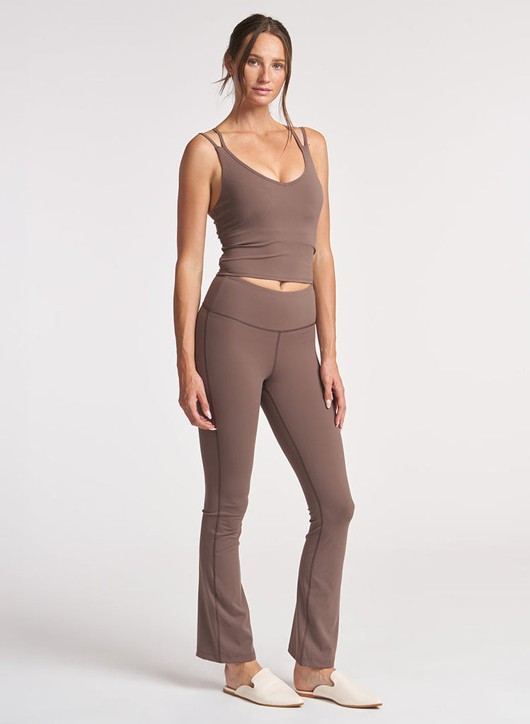 Endure Mini Bootcut Legging - Mocha