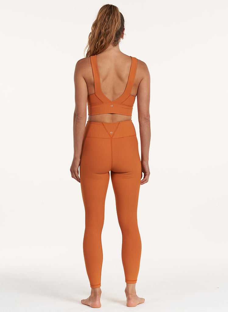 Refine Double-V 7/8 Legging - Amber