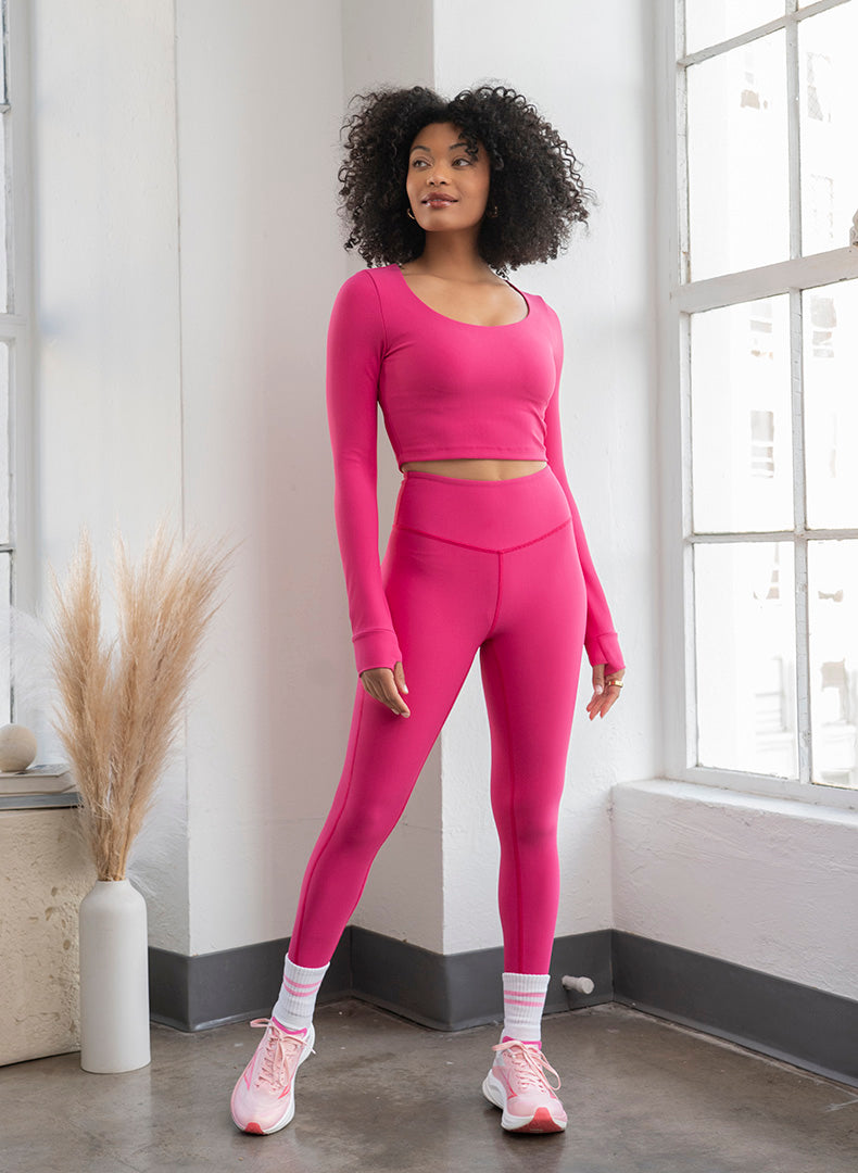 Refine Angled Waistband 7/8 Legging | Thrive Société