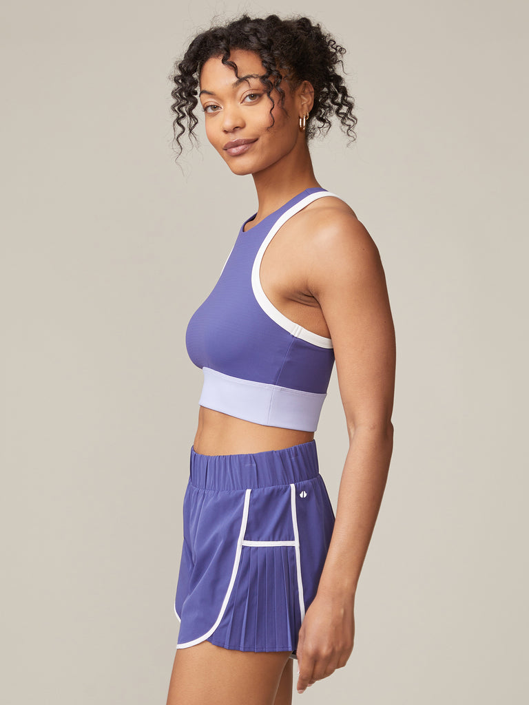Rib Trim Racer Bra
