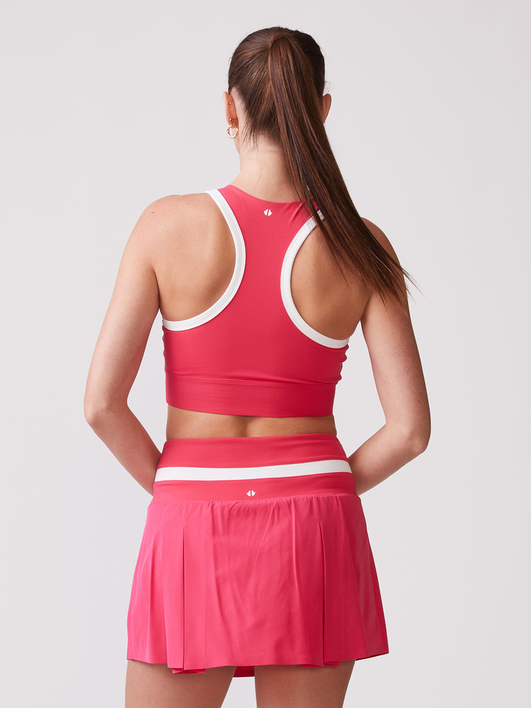 Rib Trim Racer Bra