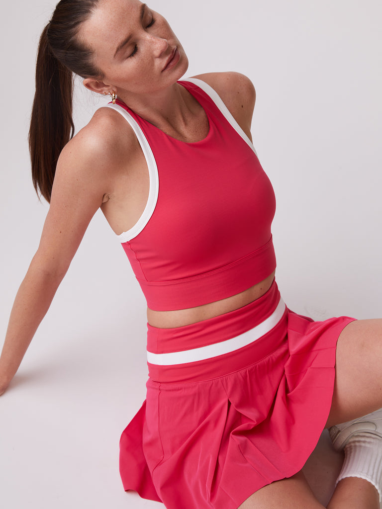 Rib Trim Racer Bra