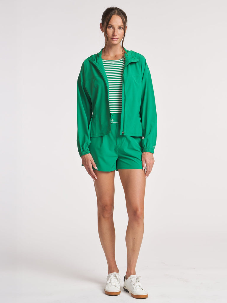 Varsity Piped Court Short - Fern