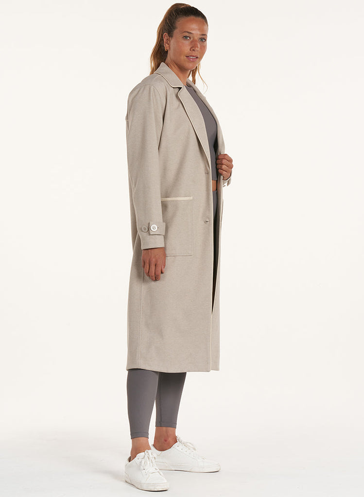 Quinn Trench Coat - Stone