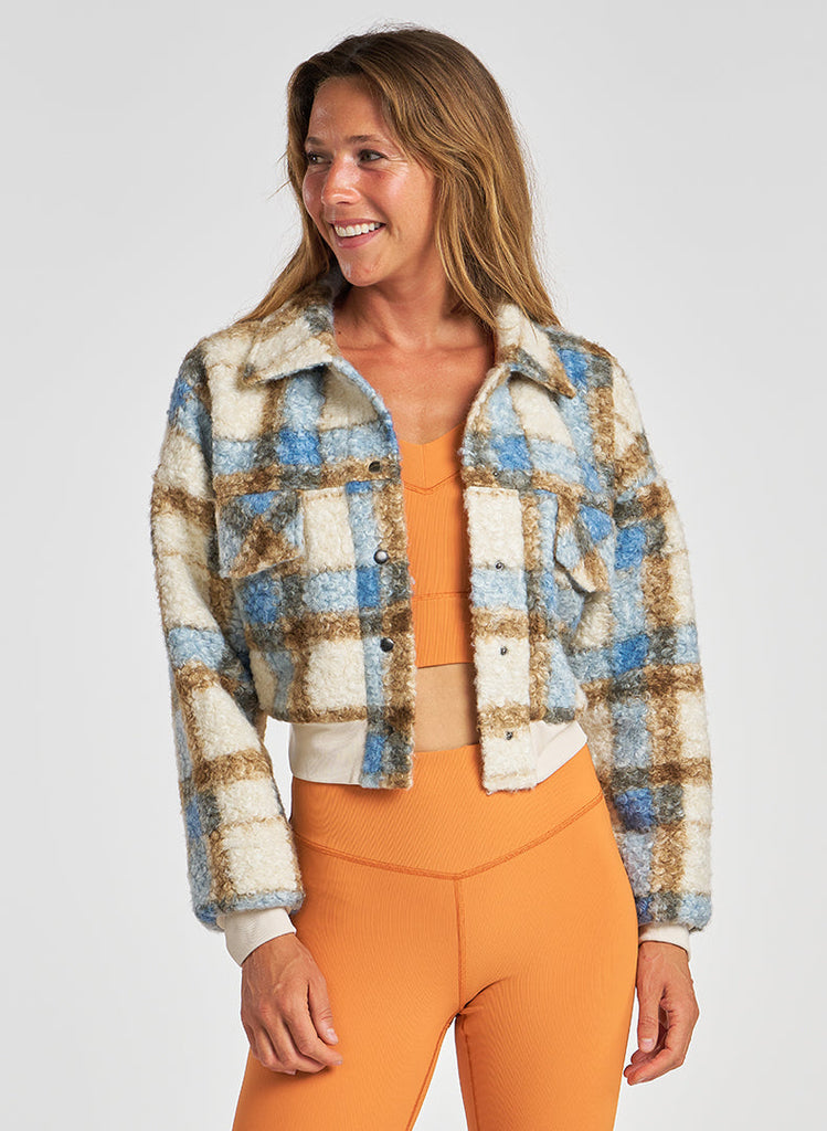 Plaid Bomber Jacket