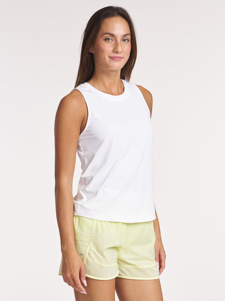 Keyhole Performance Tank - White