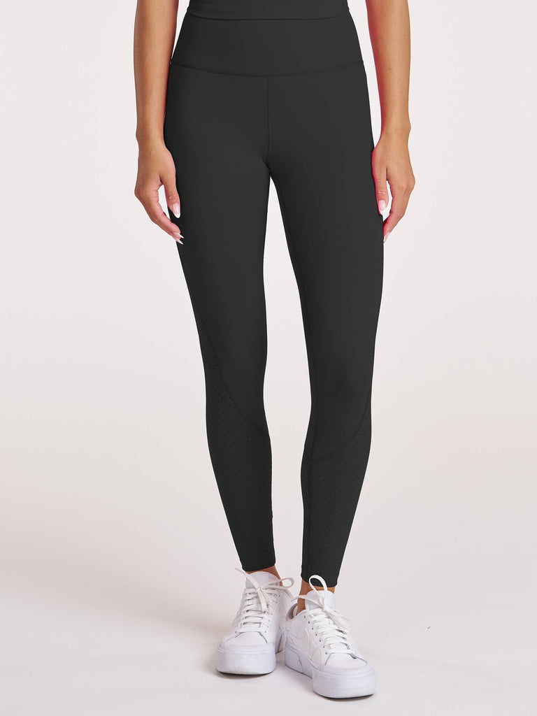 Endure Perforated 7/8 Legging - Black