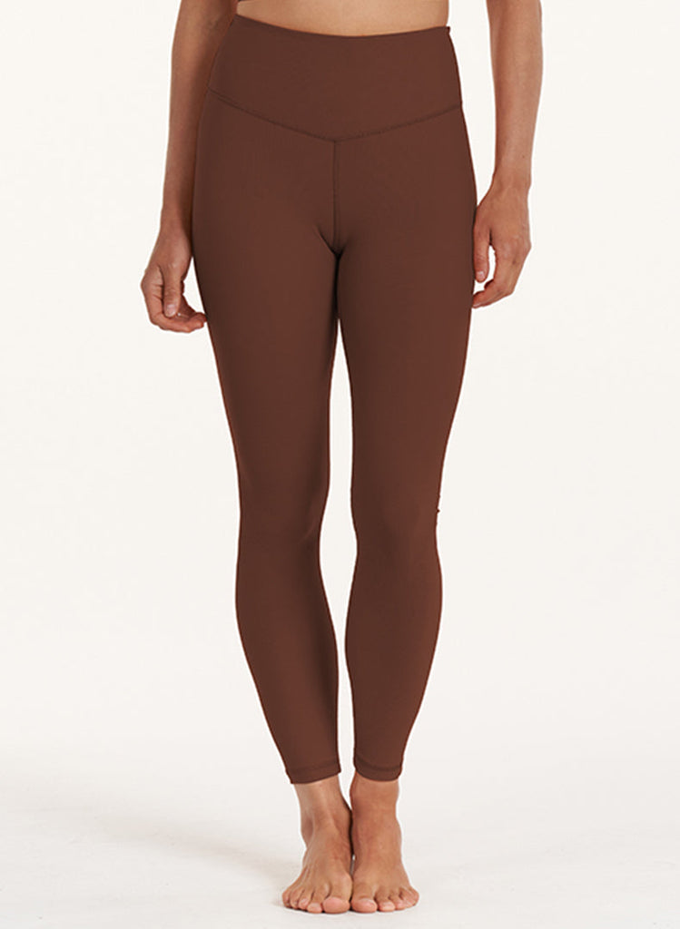 Refine Double-V 7/8 Legging - Coffee