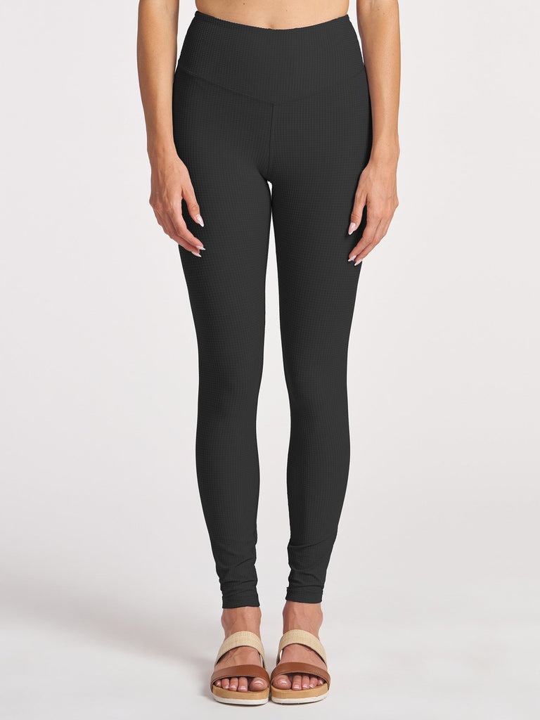 Grid 7/8 Legging - Black