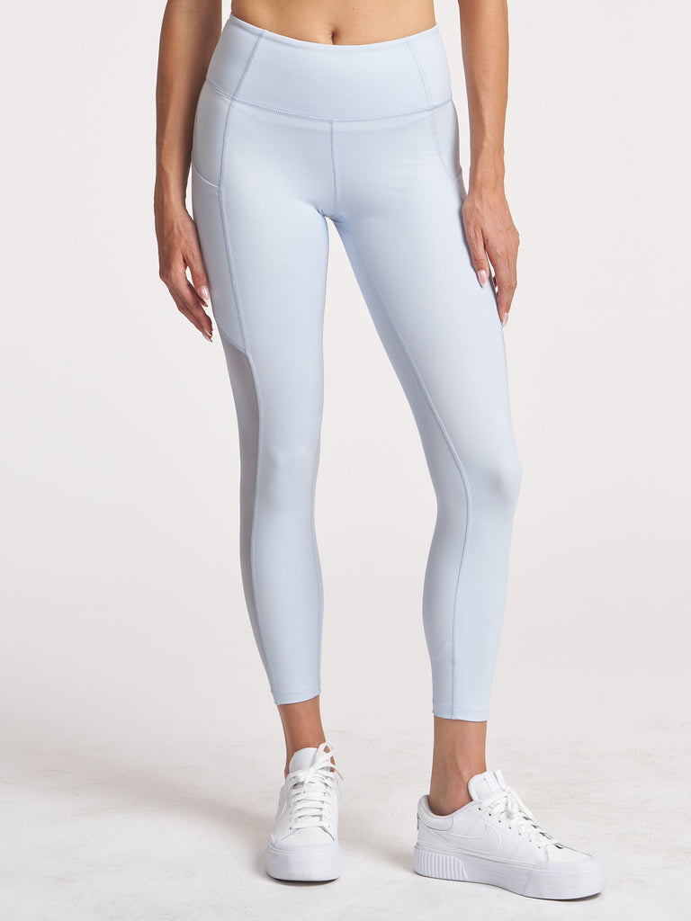 Sheen Mesh 7/8 Pocket Legging - Bay Blue