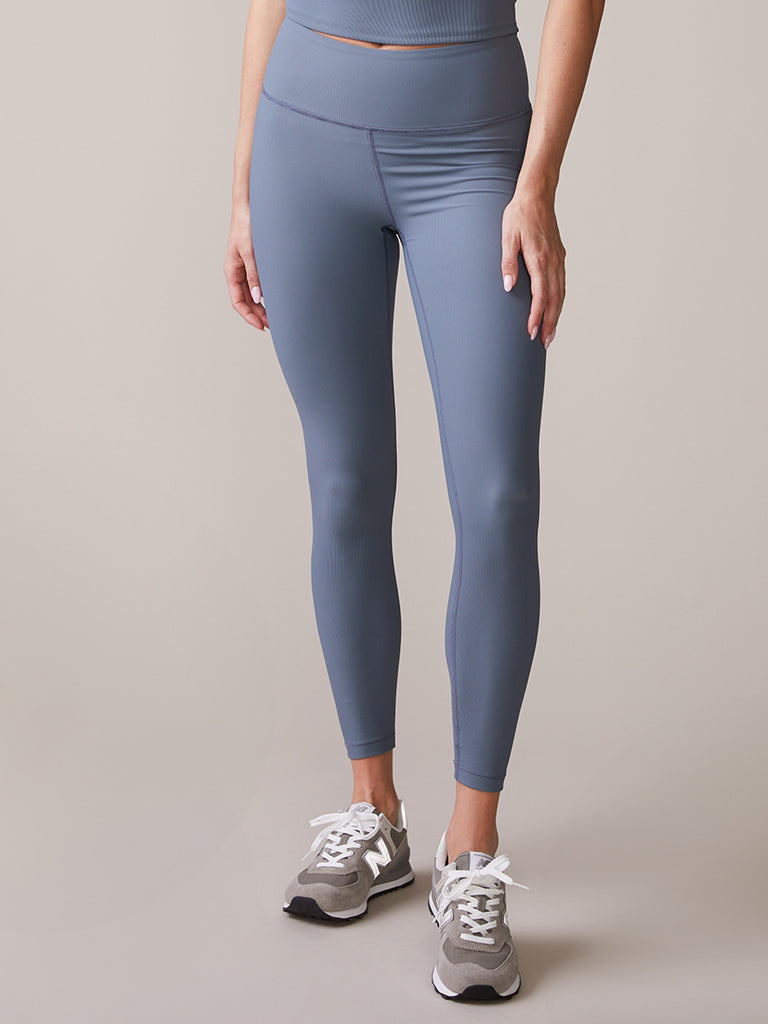Rib 7/8 Legging in Basalt