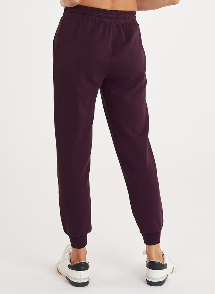 Patch Pocket Lounge Jogger - Cherry