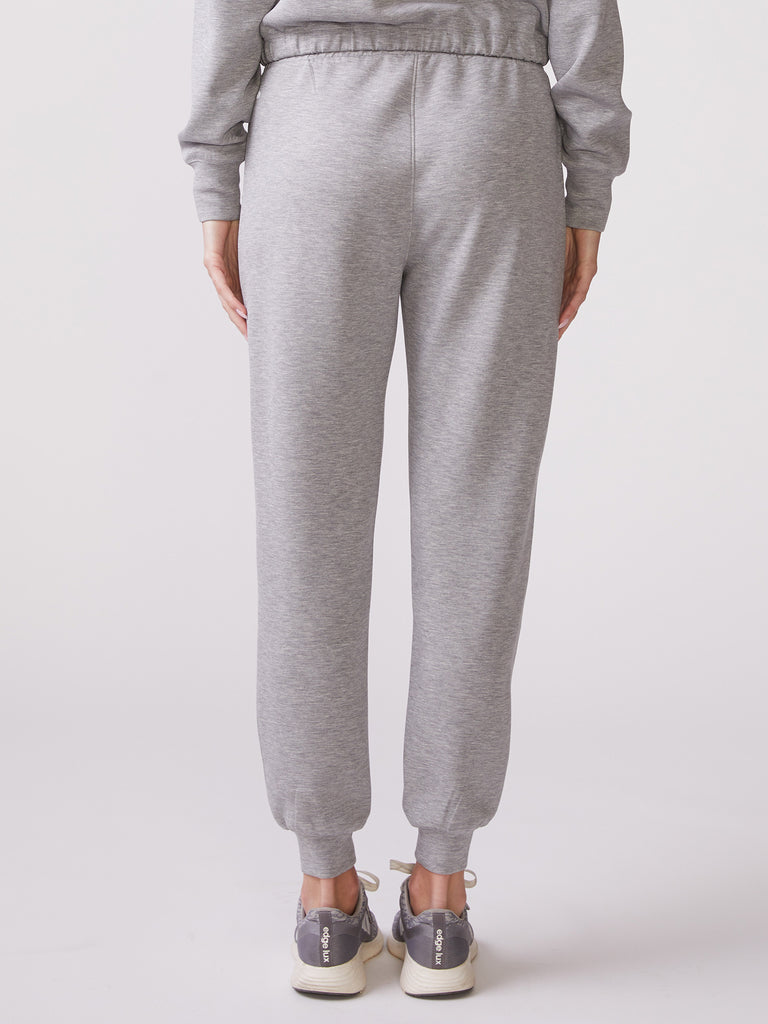 Patch Pocket Lounge Jogger in Heather Grey