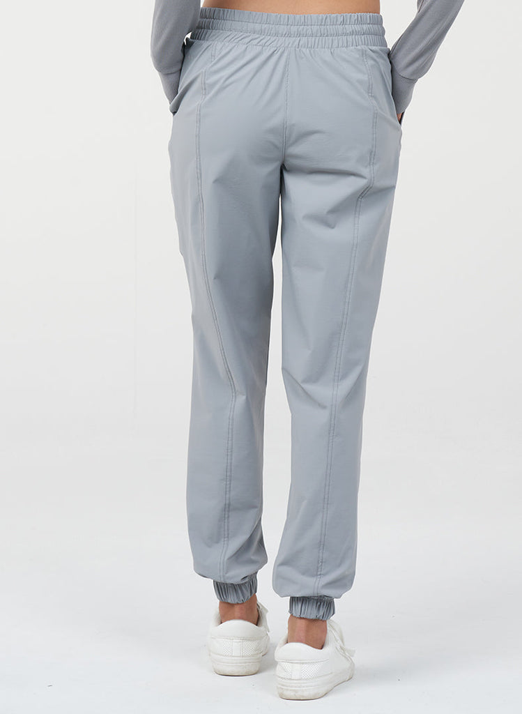 Shirred Jogger - Steel