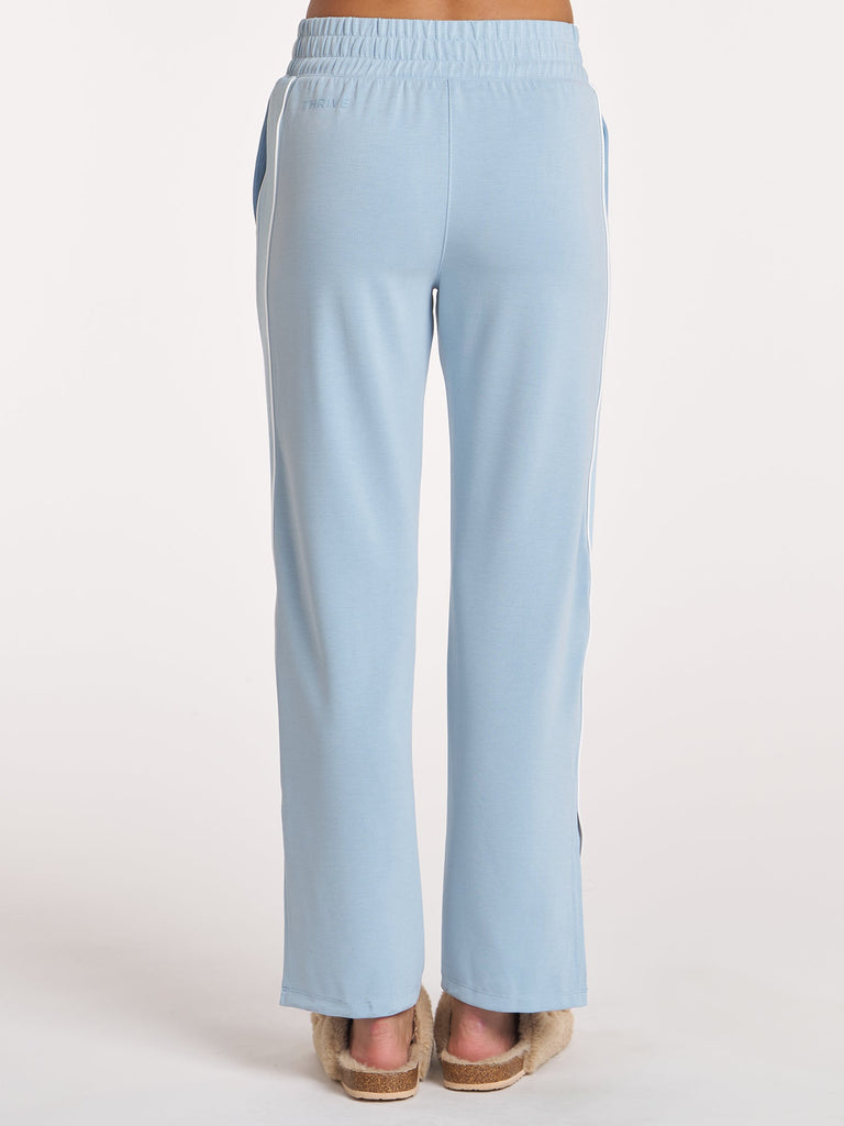 Piped Track Pant - Cloud Blue