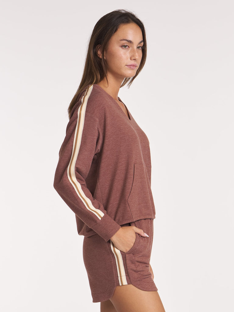 Comforted Zigzag Short - Heather Mole