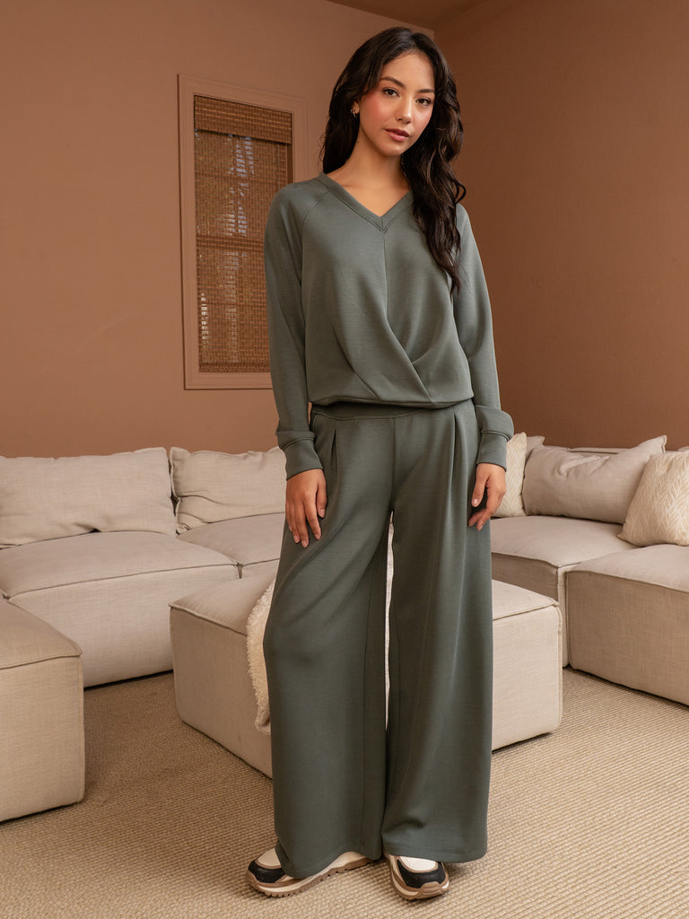 Luxe Pleat Front Trouser | Thrive Société