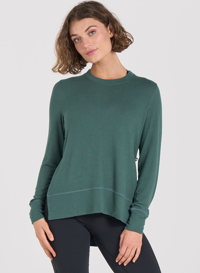 Daily Side Slit Pullover | Thrive Société – Thrive Societe